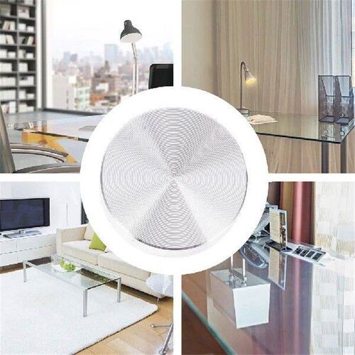 4 Pcs Round Solid Aluminum Cake Glass Table Top Disc