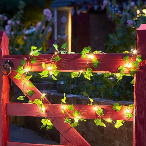 Fairy Lights 7M 50LEDS/12M 100LEDS Solar Lights Maple Leaf W