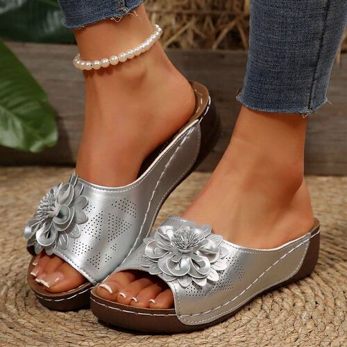 Womens Sandals Soft Heels Sandals Summer 2025 Casual