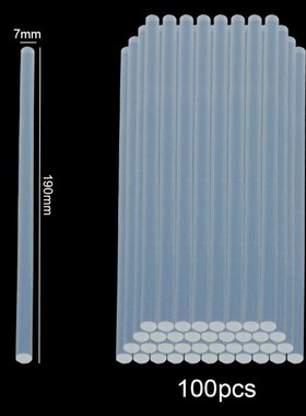 10-100pcs/lot 7mm / 11mm Transparent Hot-melt Gun Glue Stick