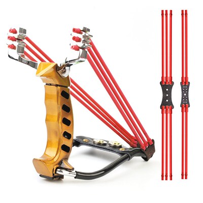 Powerful slingshot with wrist rest outdoor hunting all-metal