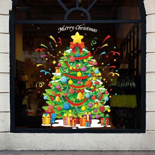 Christmas Window Stickers Christmas Wall Sticker Kids Room W