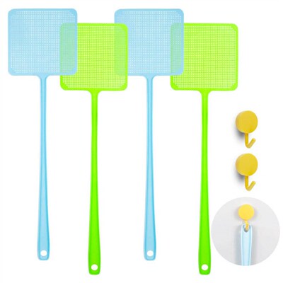 5pcs Flyswatter Palm Shaped Plastic Fly Swatters Mosquito