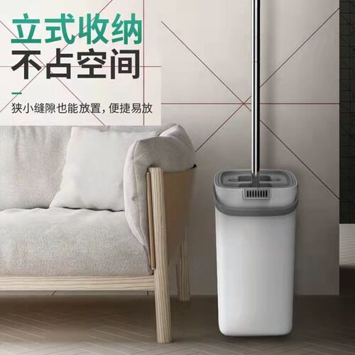 Household mop and bucket set Flat mops with wringer mop pads