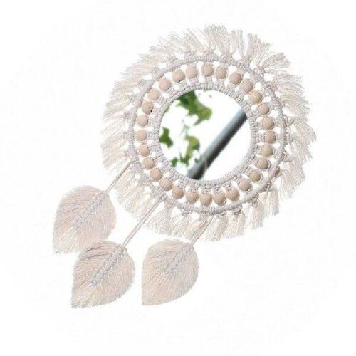 Bohemian Wall Hangings Mirrored Cotton Rope Tassels Round
