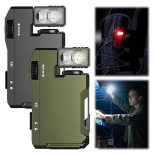 Magnetic Keychain Flashlight 400 Lumens Portable Flat