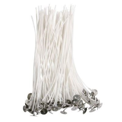 100Pcs/Set Low-Smoke Candle Wicks Cotton Core Waxed Wick 8/1