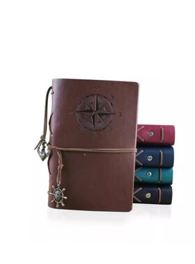Leather Journal Notebook Cover Diary A6 Unlined Blank Paper