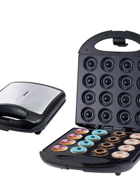 English Donut Maker Machine Non-stick Surface 16 Doughnuts