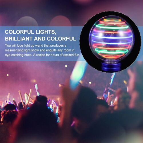 LED Glowing  Princess Flashing Wand Toys Handheld Concert Ch