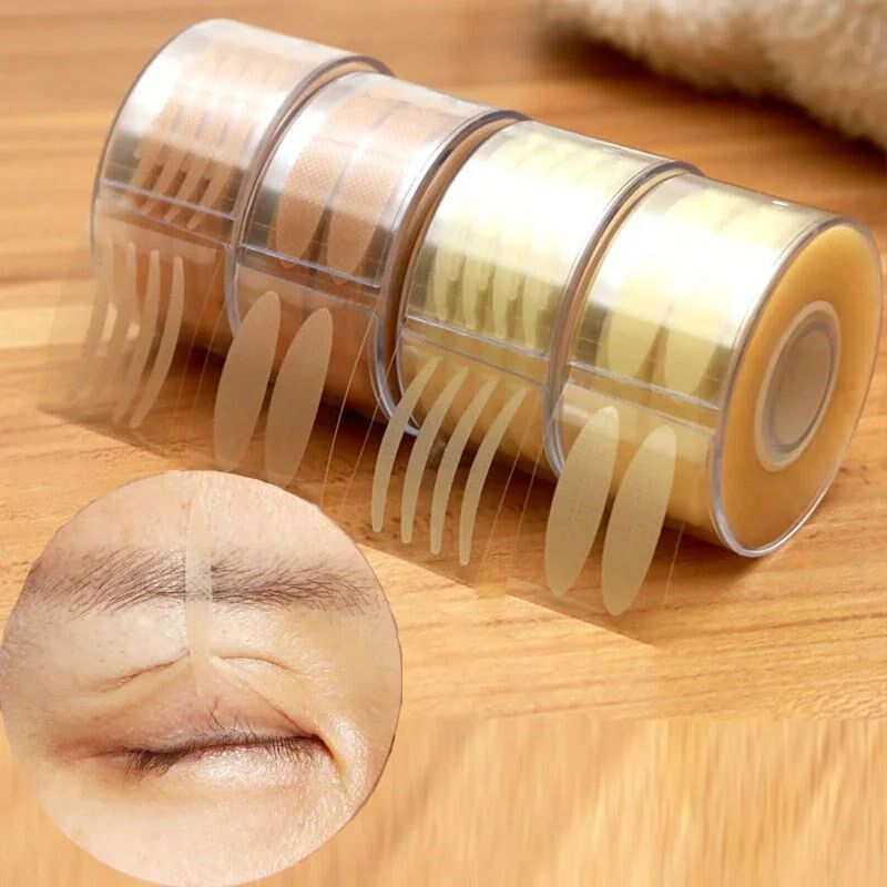 600 pcs Double Fold Eyelid Tape Sticker Invisible Lace Eyela - 实物图