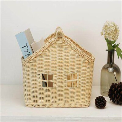 The Nordes decorated the flower basket, weaving the basket o