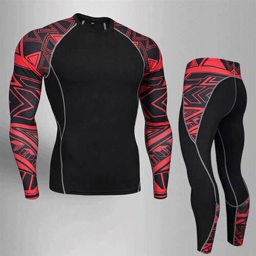 Top quality new thermal undewear men undewear sets compressi