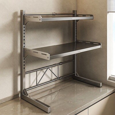 Microwave rack storage rack extendable multi-layer sto