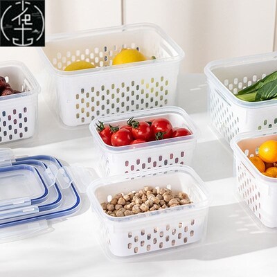 Kitchen Refrigerator Storage Box Fridge Organizer Vegetable