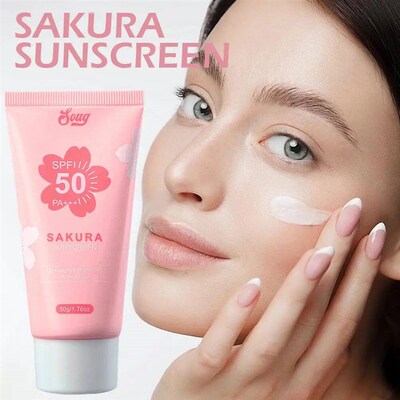 Facial Body Sakura Sunscreen Face Makeup Primer Sunblock Ski