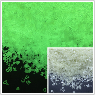 1000pcs/Lot 3mm Luminous Moon Stars For DIY Supplies Nails A