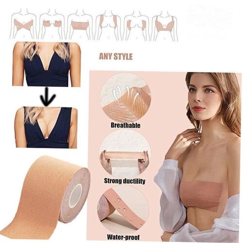 5m Body Invisible Bra Boob Tape Nipple Cover Breast Lift Pus