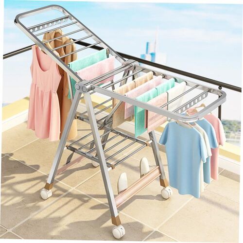 clothes rack  folding bedroom laundry rack clotheshorse 1