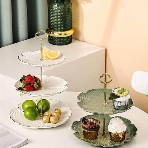 Dessert table multi-layer cake rack dry fruit tray tea hear