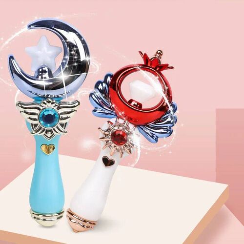 Girl Toy Flashing Lights Magic Wand Luminous Projection Toys