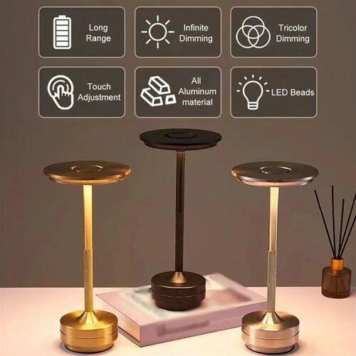 Wireless Simple Decorative Table Lamp Infinitely Dimmable At