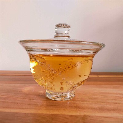 Coloured Glaze Public Cup Bubble Glass Tea Cup Household Tra