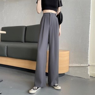 2023summer women loose casual long pants ladies trousers夏季
