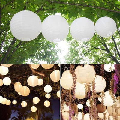 25/30cm Chinese Round Paper Lanterns Ball For Wedding Party