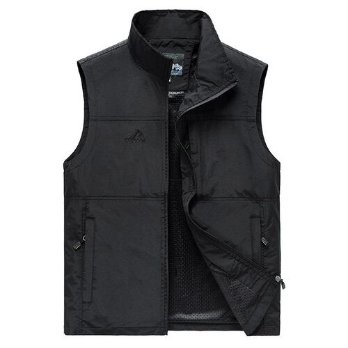 Mens Outdoor Quick-drying Vest Tooling Plus Size Vest Thin
