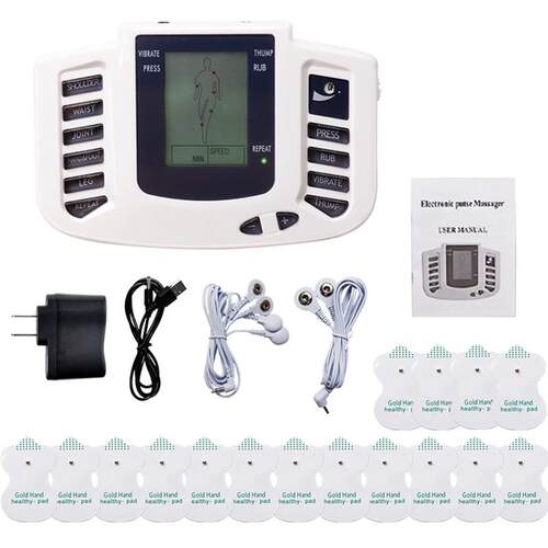 Electrical EMS Tens Massage 10 Level 16 Pads Pulse Acupunctu