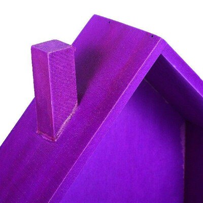 Wooden Wall Rack Storage Box Decorative Shelf Floating