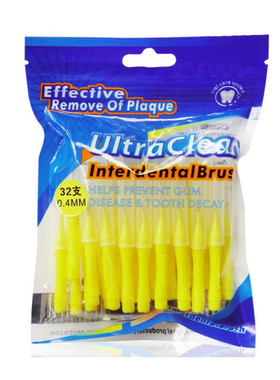 32pcs 0.4-1.0mm Dental Slim Soft Interdental Brush Brush
