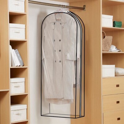 Clothing dust cover transparent hanging clothing storage bag