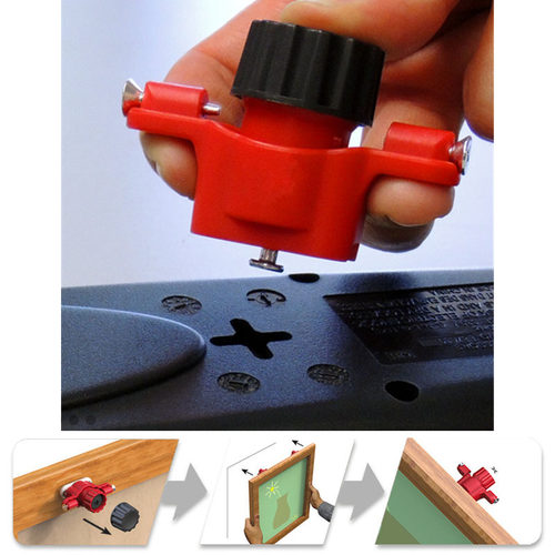 免测量螺丝打洞钻孔定位器带水平仪便携测量器墙壁瓷砖混凝土打孔