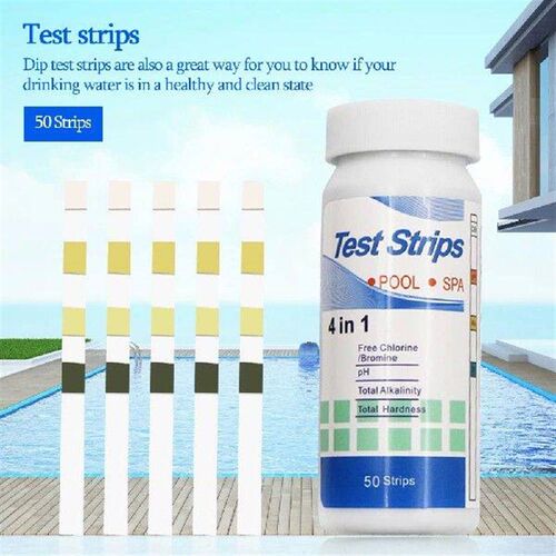 4 in 1 Swimming Pool Test Paper Residual Chlorine A Bottle