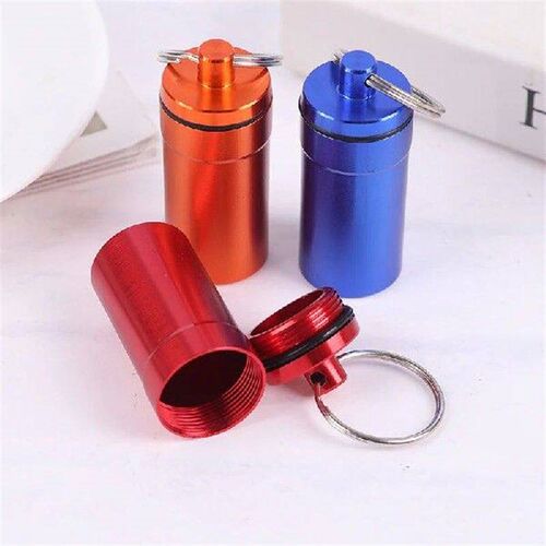 Mini Portable Aluminum Waterproof Pill Box High Quality
