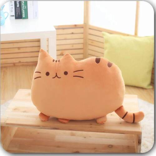 Cute Cookie Cat Pillow Soft Plush Office Nap Pillow Cushion