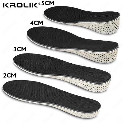 Memory Foam EVA Height Increase Templates Insole 2-5cm Breat