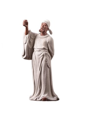 刺身摆盘中式创意人物诗仙李白艺术摆件餐厅酒店海鲜姿造装饰品