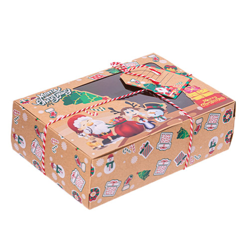 3Pcs Christmas Gift Boxes Christmas Toy Present DIY Packagin