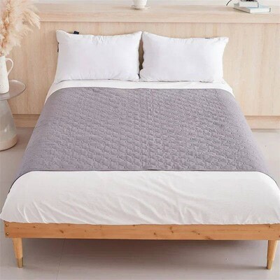 Plaid Bedspread Maress ver on The Bed Breathable Kids Pets M
