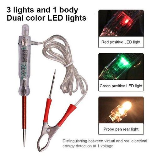 6V/12V/24V Auto Light Probe Pen Digital Display Auto Car