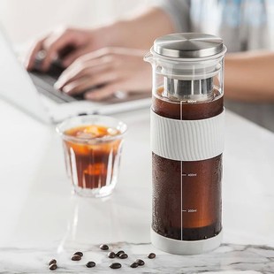 Leeseph Portable Cold Brew Iced Coffee Maker Tea Infuser - 8
