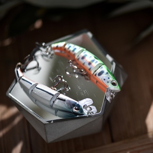 暗涌路亚7.5cmg多节鱼微物小泳饵米诺鲈鱼翘嘴假饵