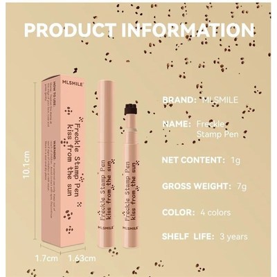 Natural Imitation freckle Pen is not easy to fade long-lasti
