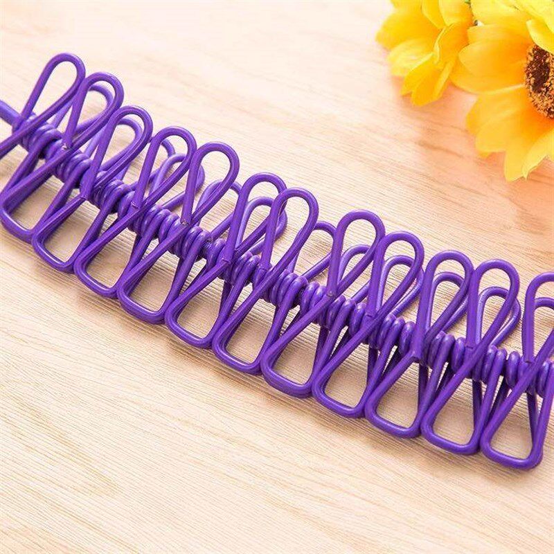 Clothesline with clips for indoor and outdoor use, travel-fr - 实物图