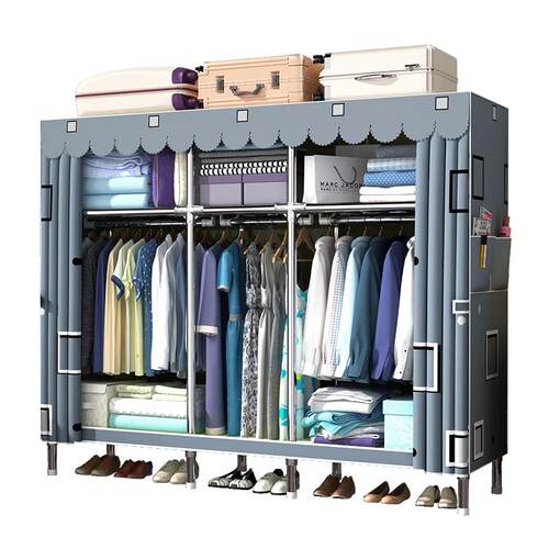 Thickened and reinforced storage rack for wardrobe  bedroom