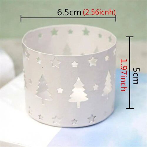 Christmas Decorations Hollow Candle Holder Candlestick Chris