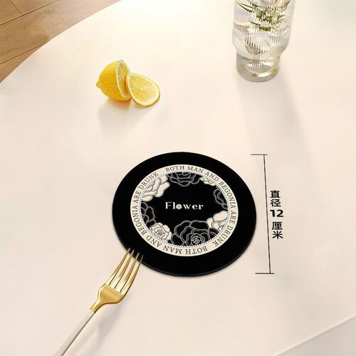 Luxurious HeatResistant Cup Mat Coaster AntiScald Pot Mat Bo